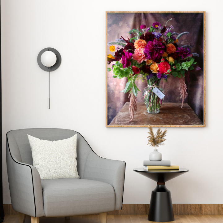 Autumn Setting Sun—Museum-Quality Fine Art Print or Canvas Wrap
