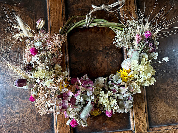 Summer Dreams, Willow and Dried Flower Wreath