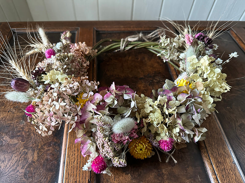 Summer Dreams, Willow and Dried Flower Wreath